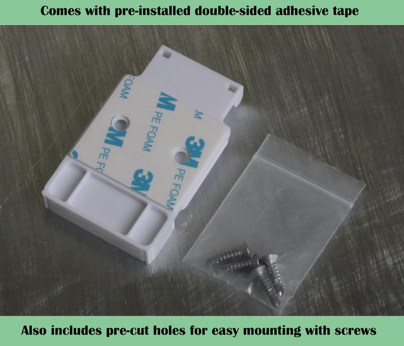 onten Garage Door Mounting Bracket Compatible with SimpliSafe Entry Sensors - Easy Installation  Reliable Security (2 Pack) - Image 5